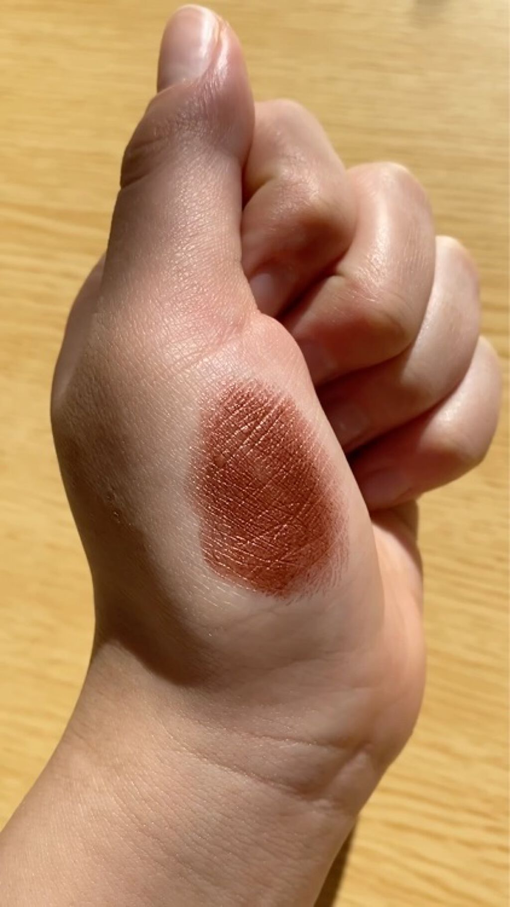  ルージュアレーブル エブルイサン 313 Go-Boldly Bronze/クレ・ド・ポー ボーテ/口紅を使ったクチコミ（3枚目）