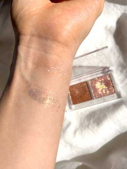 デュオ ポケット グリッター シャドウ/PERIPERA/アイシャドウパレットの人気ショート動画