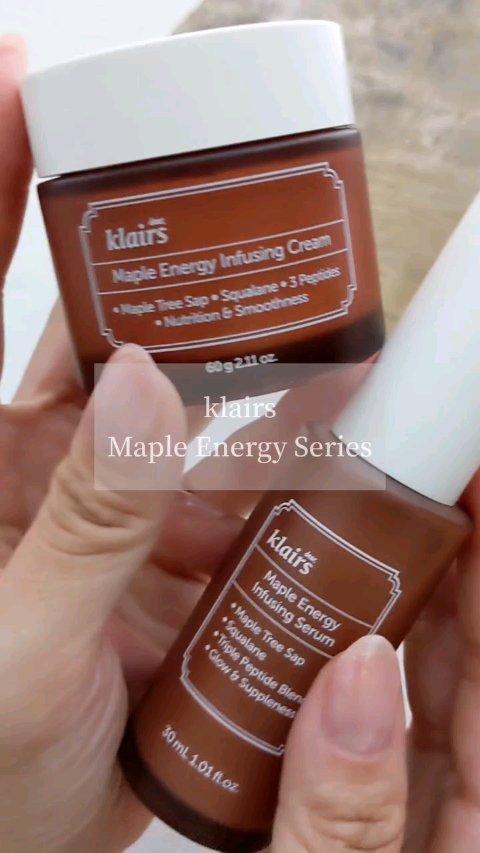 🤍dear,klairs🤍
毎日欠かさず愛用しているクレアスさまから
お声かけ頂き､メープルエナジーシリーズより
クリームとセラムをご提供頂きました☺️💞

今回は使用感を動画でお伝えしたくて
リールにしてみたので、成分等の説明は
次