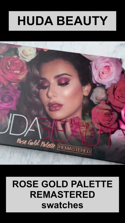 試してみた】Huda Beauty Rose Gold Palette Huda Beautyの 試してみた】Huda Beauty Rose Gold Palette Huda Beautyの