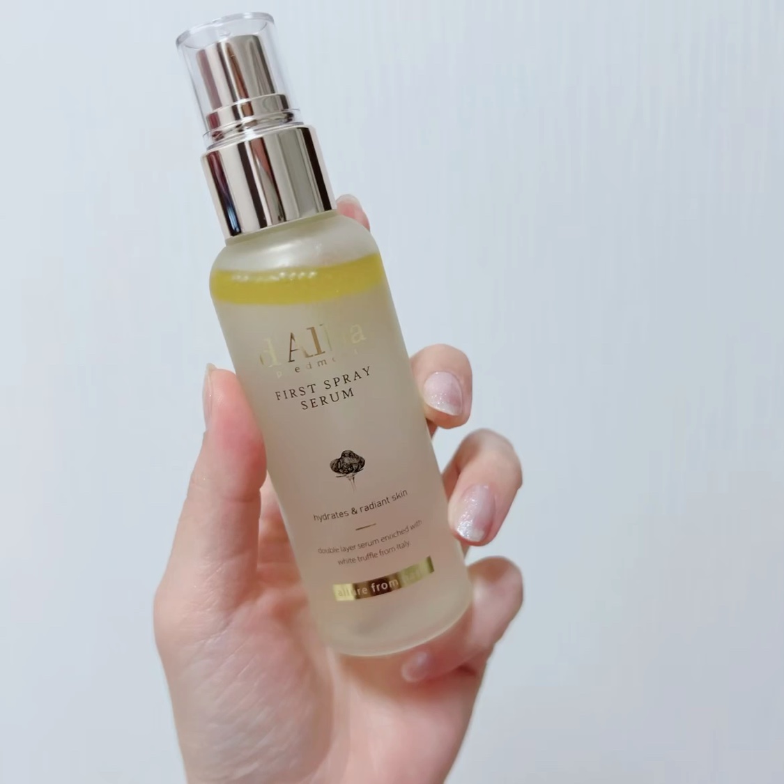 ダルバ ホワイトトリュフファーストスプレーセラム/ダルバ/ミスト状化粧水を使ったクチコミ（3枚目）