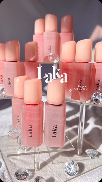 ポッピングバルーンティント/Laka/リップティントを使ったクチコミ(1枚目)