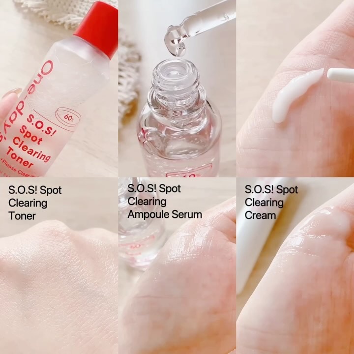 SOSスポットクリアアンプルセラム/One-day's you/美容液の動画クチコミ5つ目