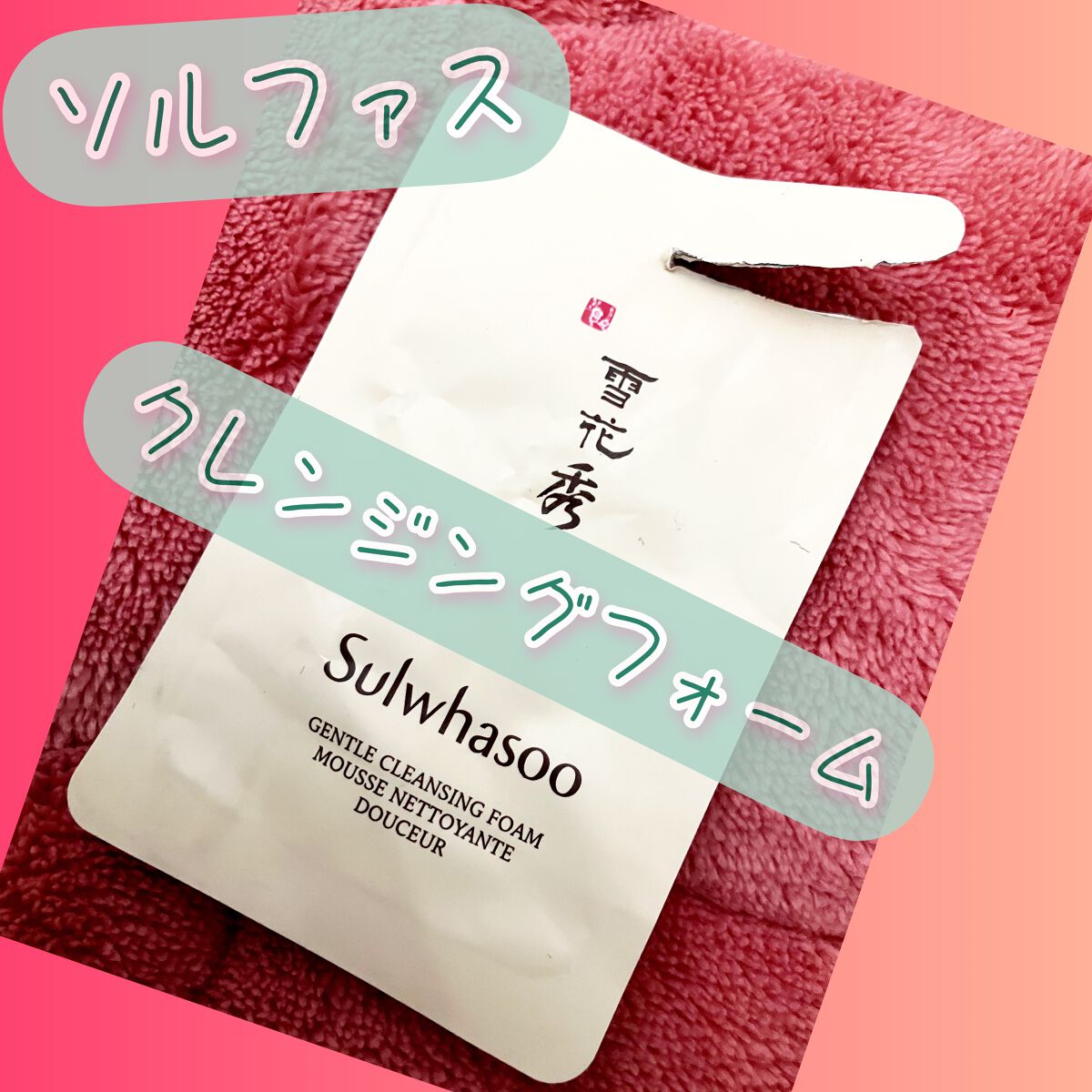 順行(スンヘン)クレンジングフォーム/Sulwhasoo/洗顔フォームを使ったクチコミ（1枚目）