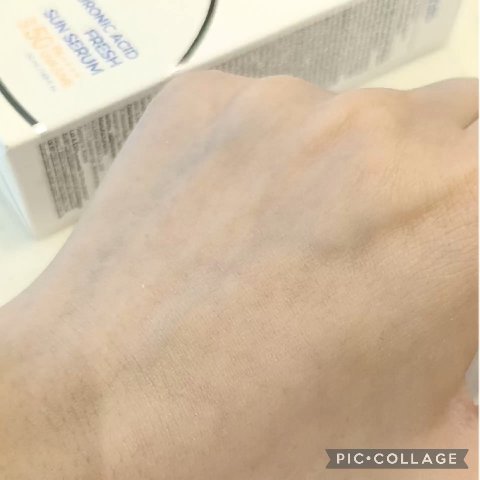 ヒアルロン酸フレッシュサンセラム/Isntree/日焼け止めクリームを使ったクチコミ（3枚目）