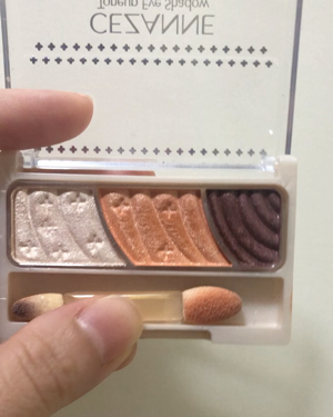 トーンアップアイシャドウ/CEZANNE/アイシャドウパレットを使ったクチコミ（2枚目）