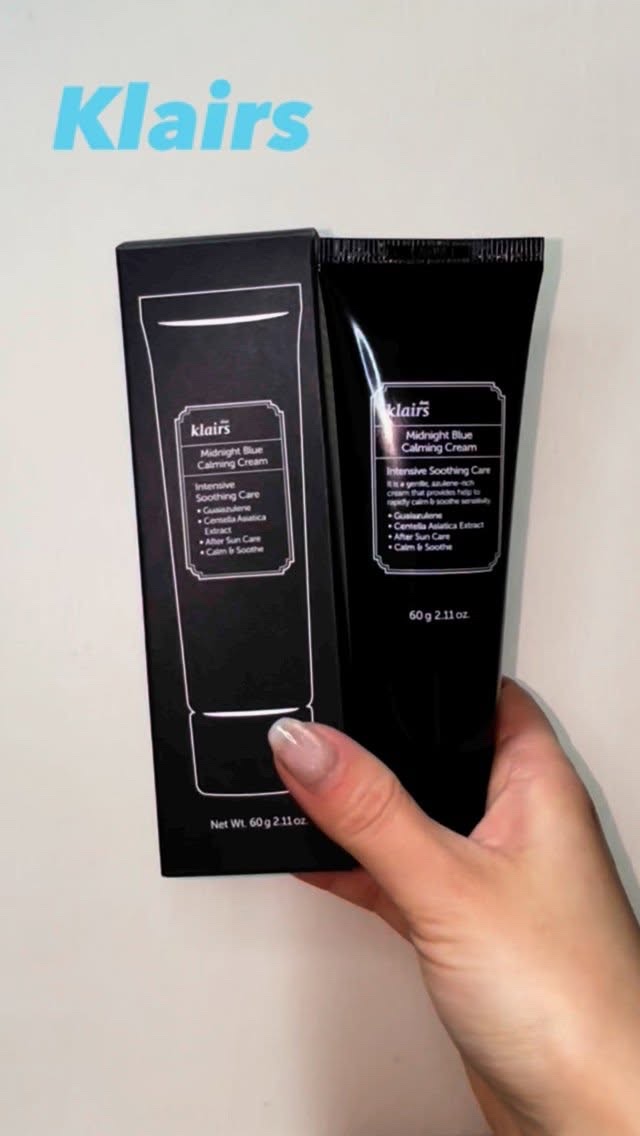 ミッドナイトブルーカーミングクリーム/Klairs/フェイスクリームの動画クチコミ3つ目