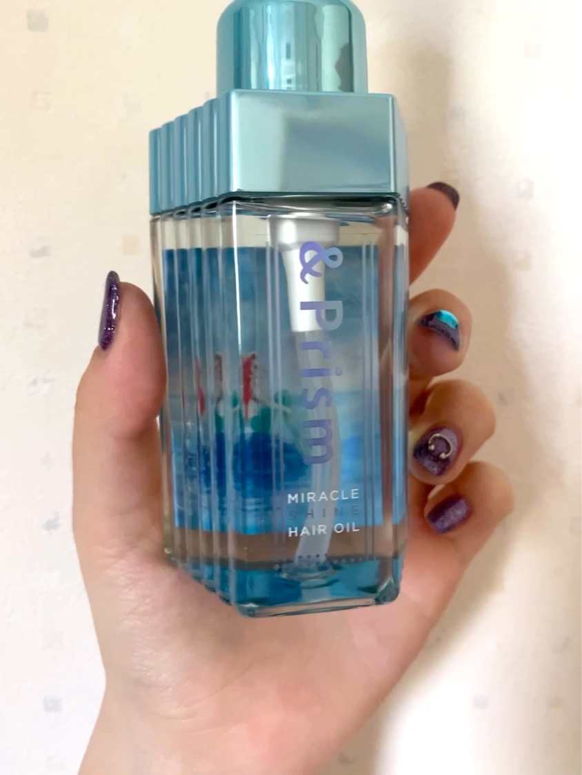 ミラクル シャイン ヘアオイル/&Prism/ヘアオイルを使ったクチコミ（2枚目）