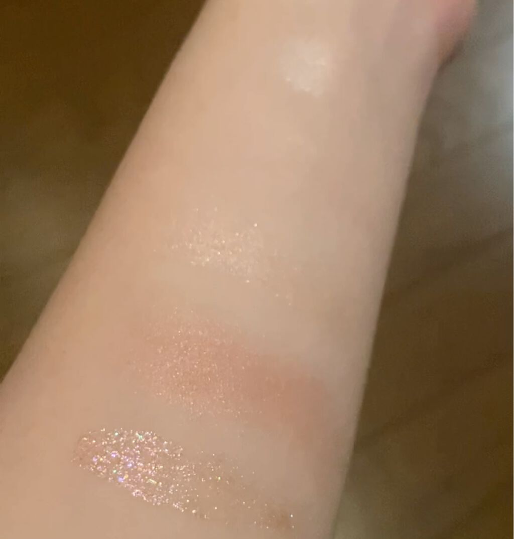 リキッド グリッター シャドウ/rom&nd/グリッターを使ったクチコミ（3枚目）