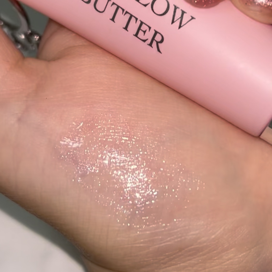 ディオール アディクト リップ グロウ バター 101 グレイズド ピンク/Dior/口紅・グロス・リップライナー・リップケアを使ったクチコミ（3枚目）