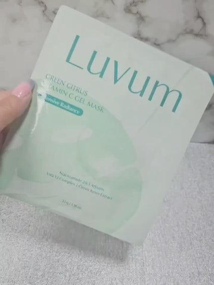グリーンシトラスビタミンCゲルマスク/Luvum/その他スキンケアを使ったクチコミ(6枚目)