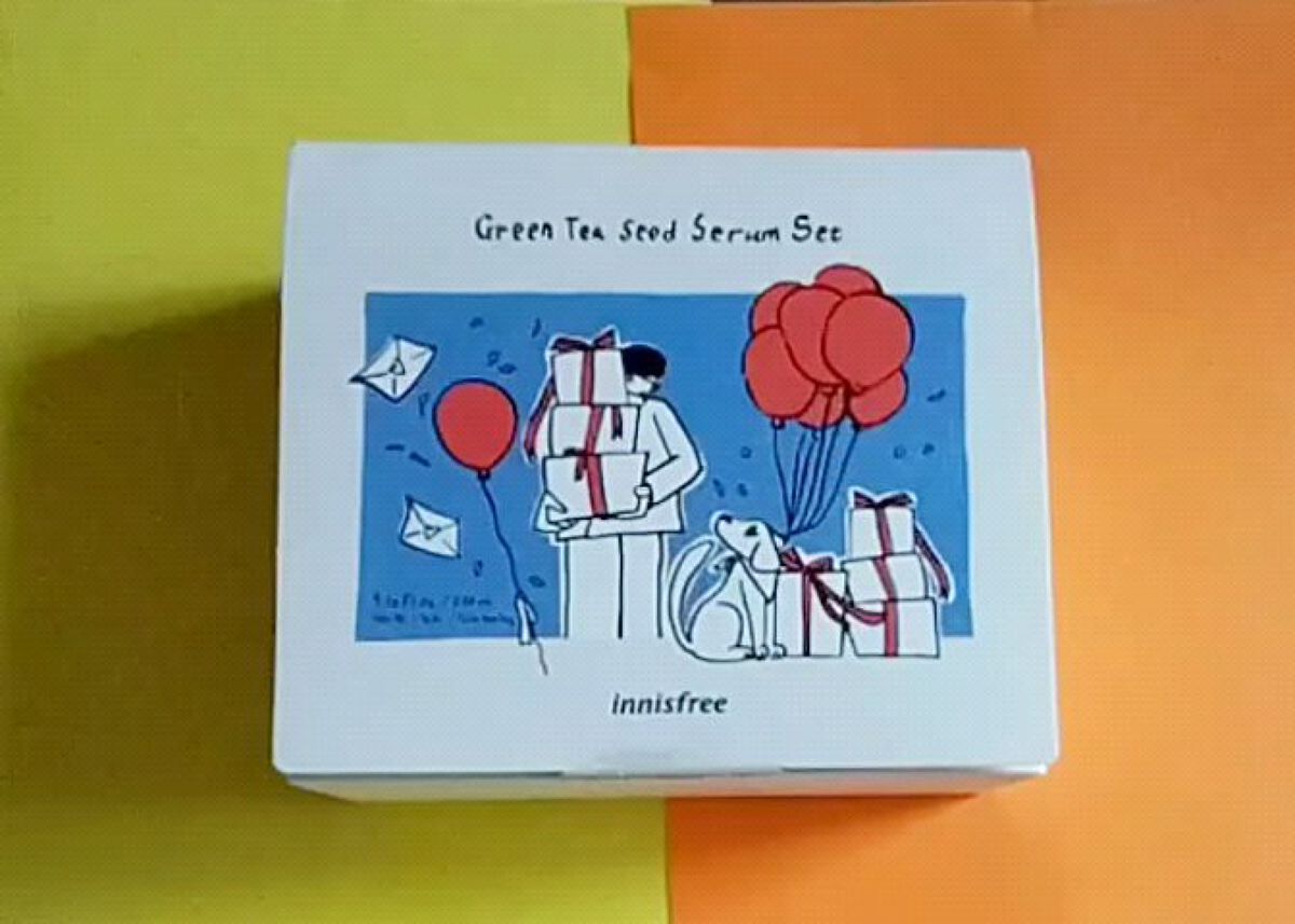 グリーンティーシード セラム N スペシャルセット/innisfree/スキンケアキットを使ったクチコミ（1枚目）