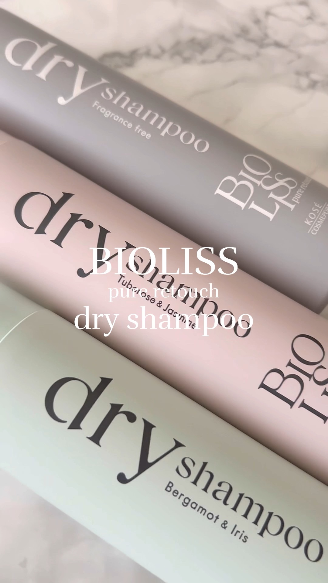 SS ビオリス ピュアレタッチ ドライシャンプー （チュベローズ＆ジャスミンの香り）/SSビオリス/ドライシャンプーの人気ショート動画