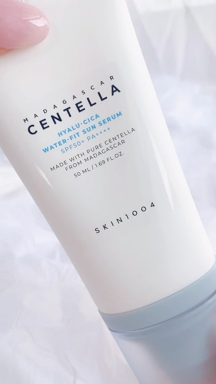 ヒアルーシカ ウォーターフィット サンセラム/SKIN1004/日焼け止めローションの人気ショート動画