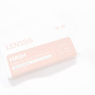 ハッシュシリーズ/LENSSIS/カラーコンタクトレンズを使ったクチコミ（5枚目）