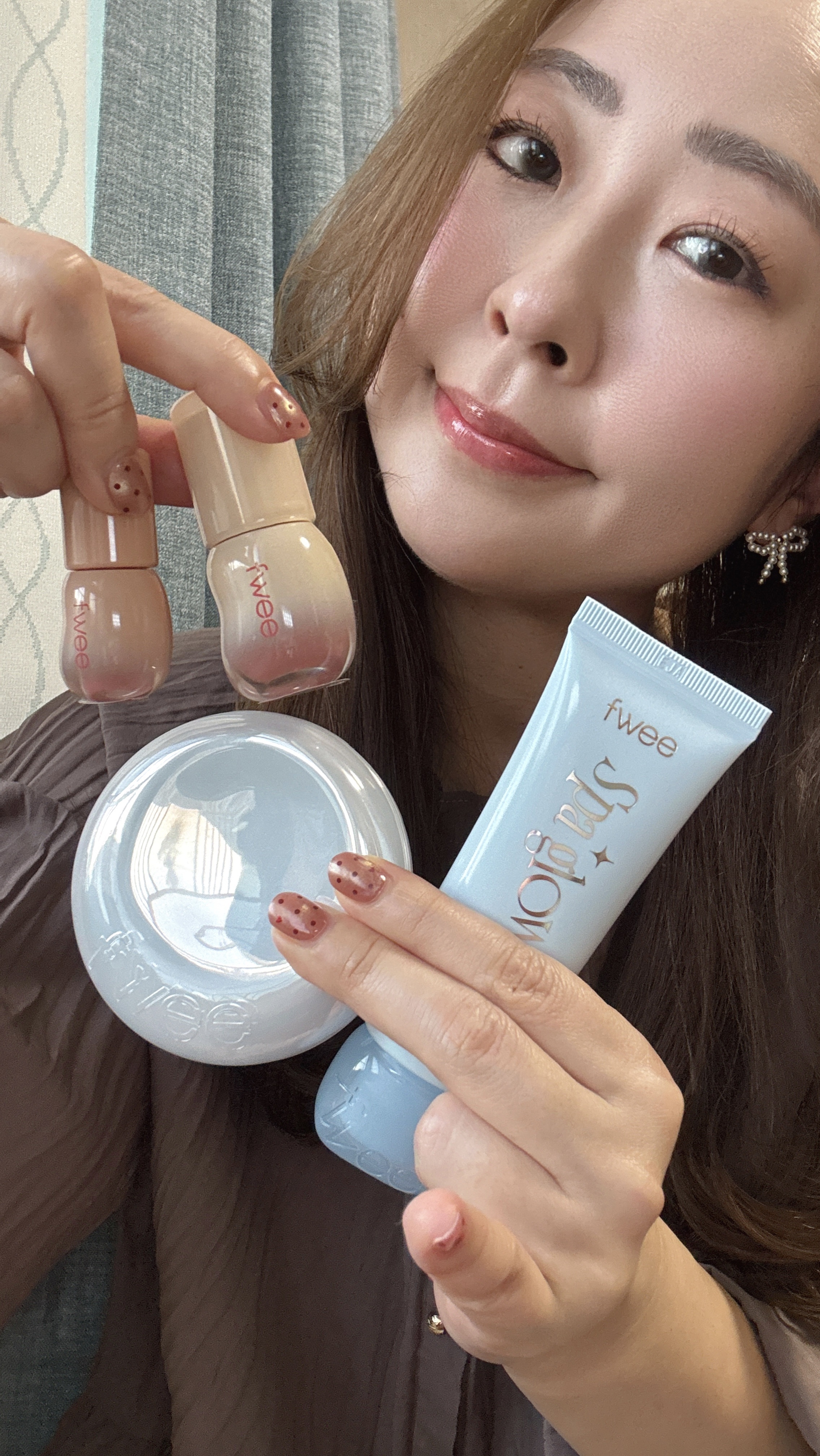 フィー クッションガラスオリジナル 02 ヌードガラス/fwee/クッションファンデーションを使ったクチコミ（1枚目）