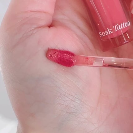 Soak Tattoo Tint/フォレンコス/リップグロスを使ったクチコミ(5枚目)