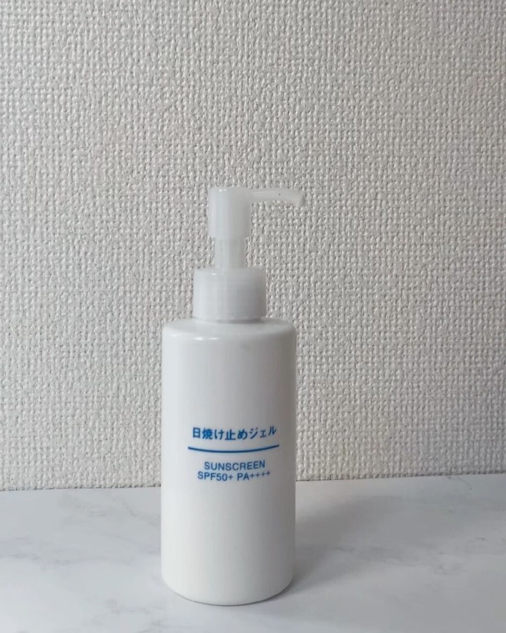 日焼け止めジェル　ＳＰＦ５０＋/無印良品/日焼け止めジェルを使ったクチコミ（1枚目）