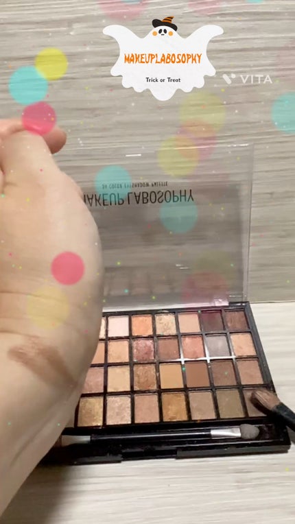 36 カラー アイシャドウ パレット/MAKEUP LABOSOPHY/アイシャドウパレットの人気ショート動画