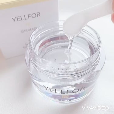 YELLFOR セラムジェルのクチコミ「最近愛用中のYELLFORのご紹介です✨

最近の朝のスキンケアはこちらの化粧水とジェルのシン.....」（3枚目）