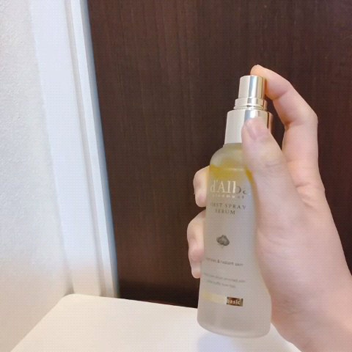 ダルバ ホワイトトリュフファーストスプレーセラム/ダルバ/ミスト状化粧水を使ったクチコミ（2枚目）