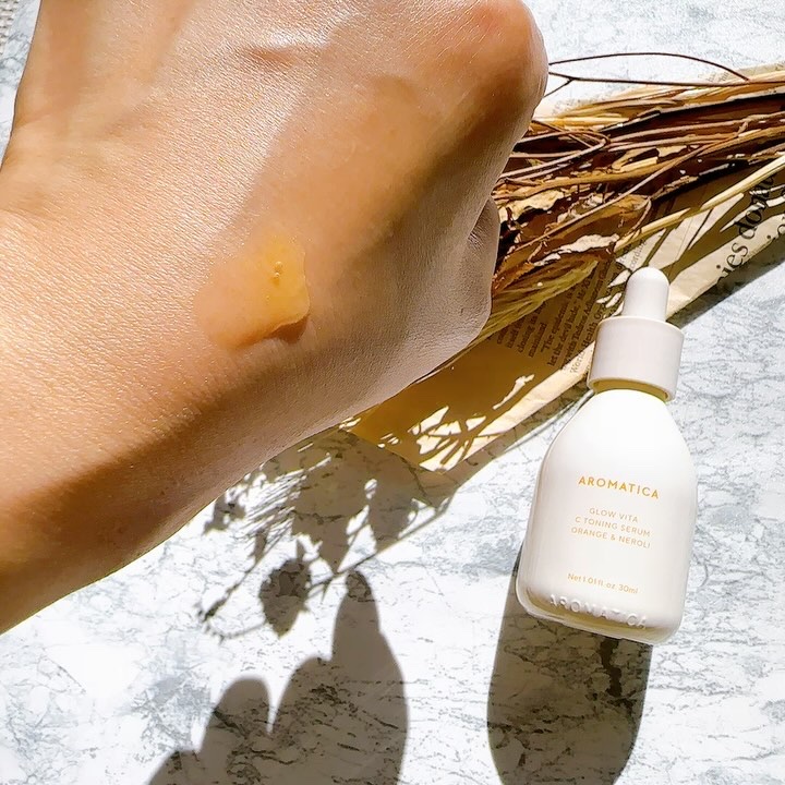 グロービタCトーニングセラム/AROMATICA/美容液を使ったクチコミ（3枚目）