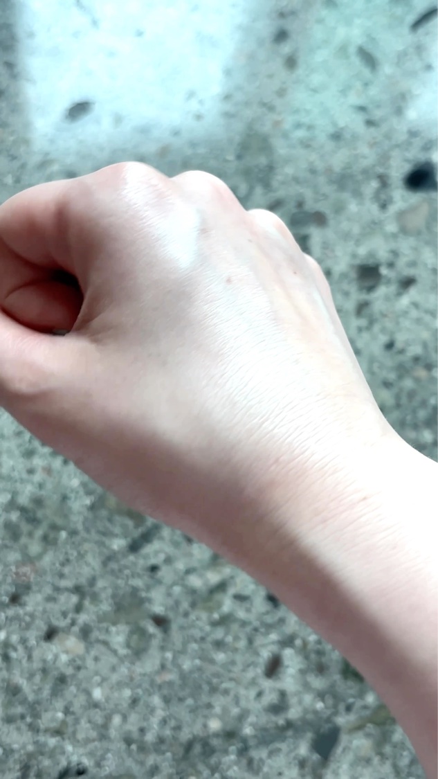 ウォータースプラッシュサンクリーム セラミド 桜エディション（60ml）/espoir/日焼け止めクリームを使ったクチコミ（3枚目）