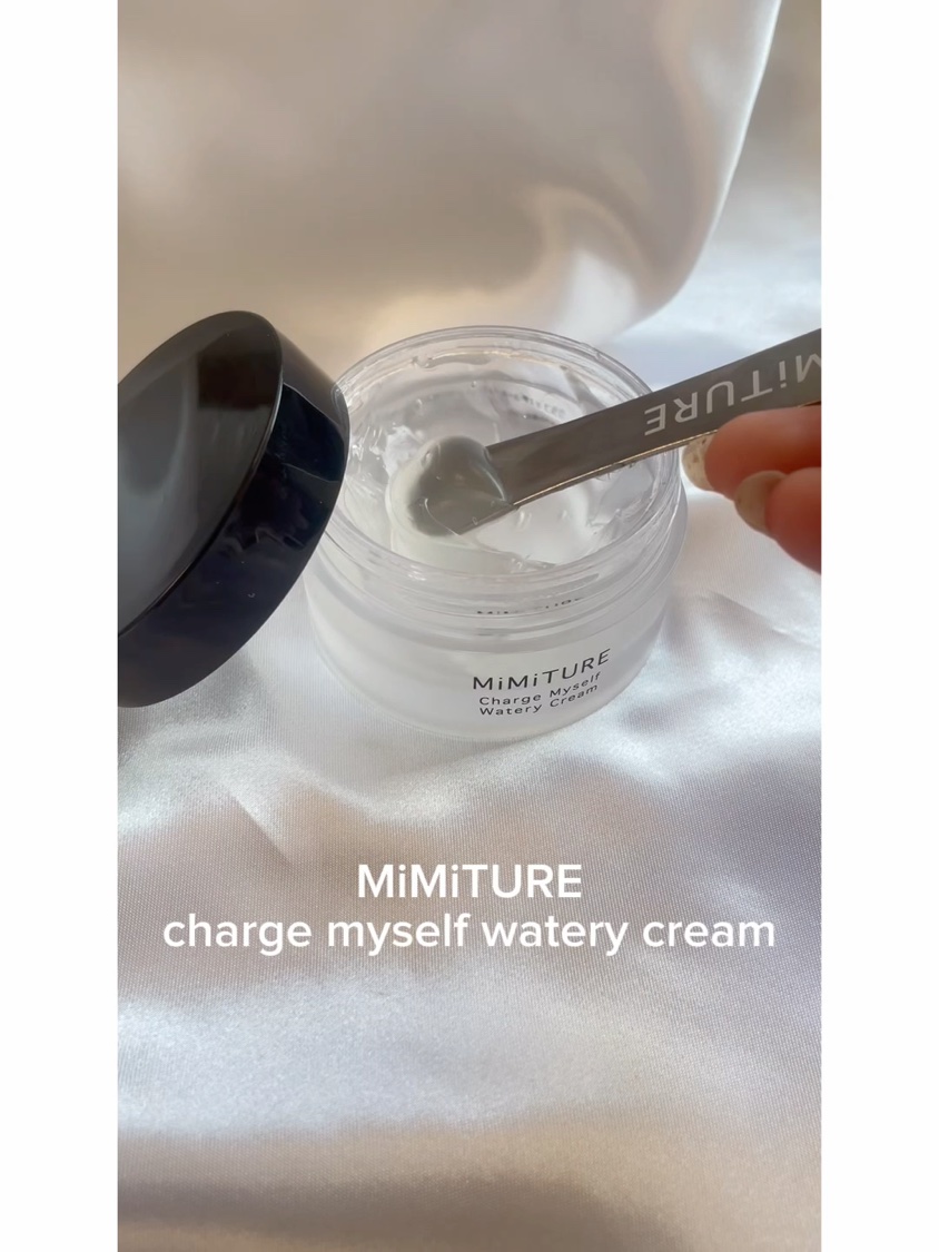 ミミチュール チャージマイセルフウォータリークリーム/クラブ/フェイスクリームを使ったクチコミ（3枚目）