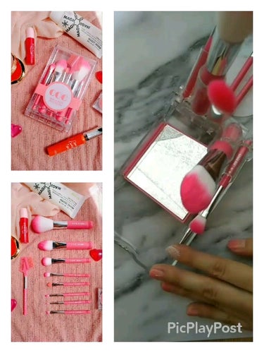 CORINGCO Takeout Brush Kit Make Up Brush Pink Collection/CORINGCO/メイクブラシの動画クチコミ1つ目
