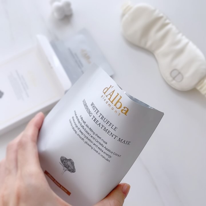 ホワイトトリュフナリシングトリートメントマスク/ダルバ/シートマスク・パックを使ったクチコミ（2枚目）