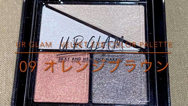 UR GLAM　VELVET EYE COLOR PALETTE/U R GLAM/アイシャドウパレットを使ったクチコミ（1枚目）