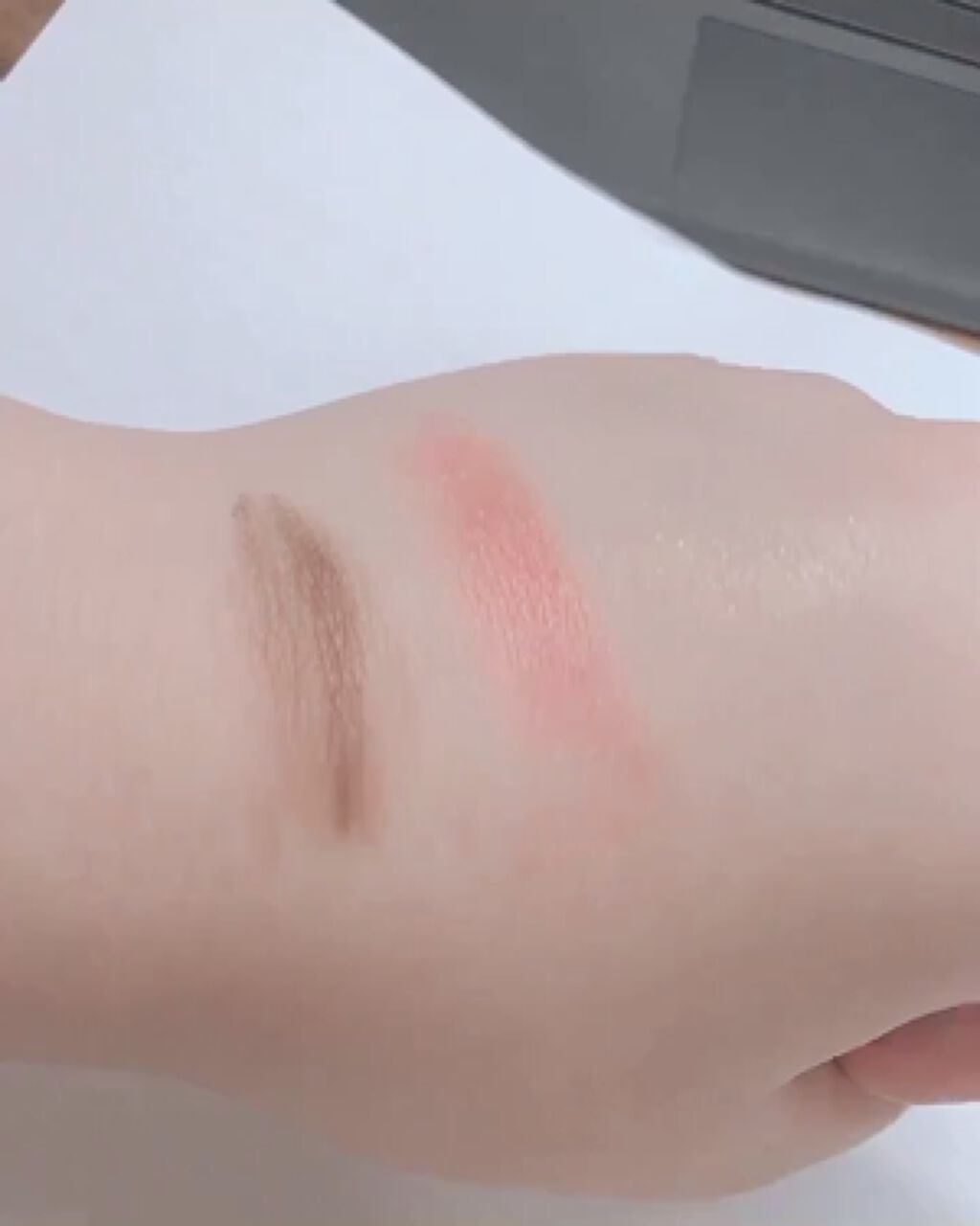 UR GLAM　POWDER EYESHADOW/U R GLAM/単色アイシャドウを使ったクチコミ（3枚目）