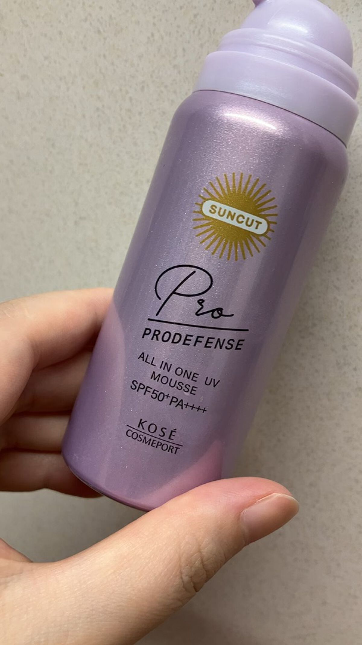 プロディフェンス オールインワンUV ムース/サンカット®/日焼け止めクリームを使ったクチコミ（1枚目）