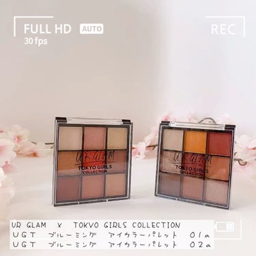 UR GLAM　BLOOMING EYE COLOR PALETTE/U R GLAM/アイシャドウパレットを使ったクチコミ（1枚目）