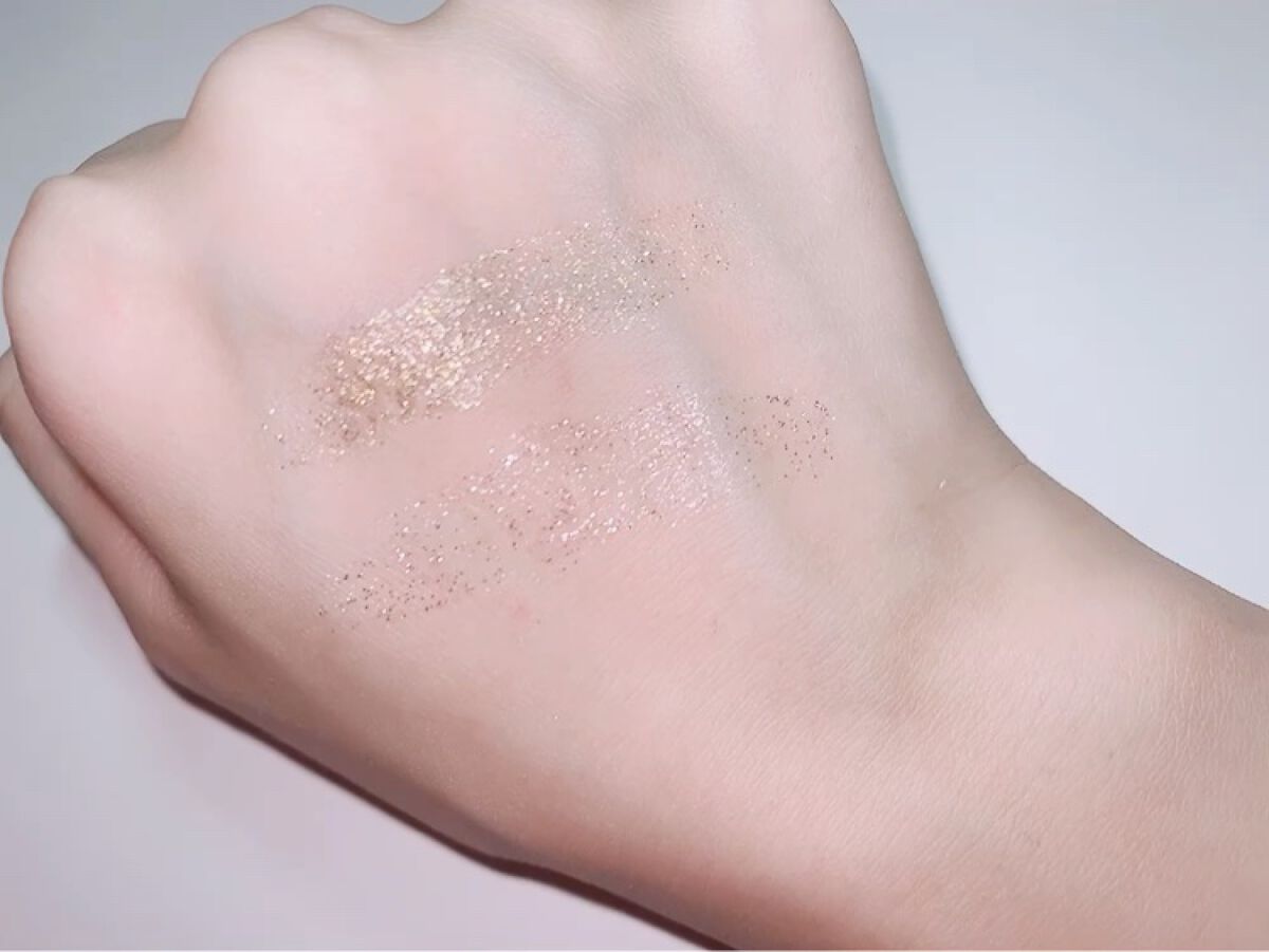 パーマネントグリッター マスカラ 101 ゴールド/FASIO/マスカラを使ったクチコミ（3枚目）