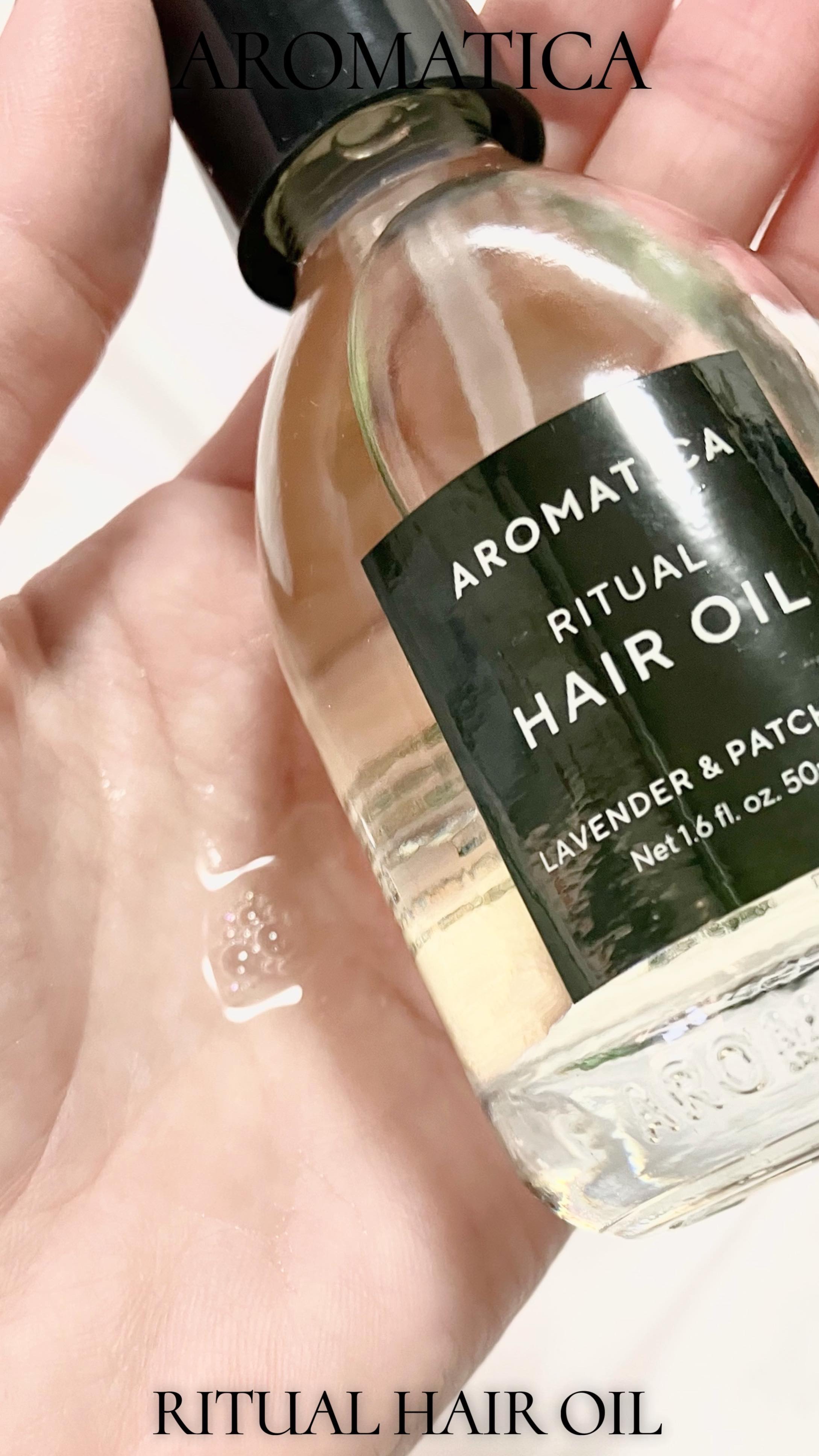 リチュアルヘアオイルラベンダー＆パチョリ/AROMATICA/ヘアオイルの動画クチコミ1つ目