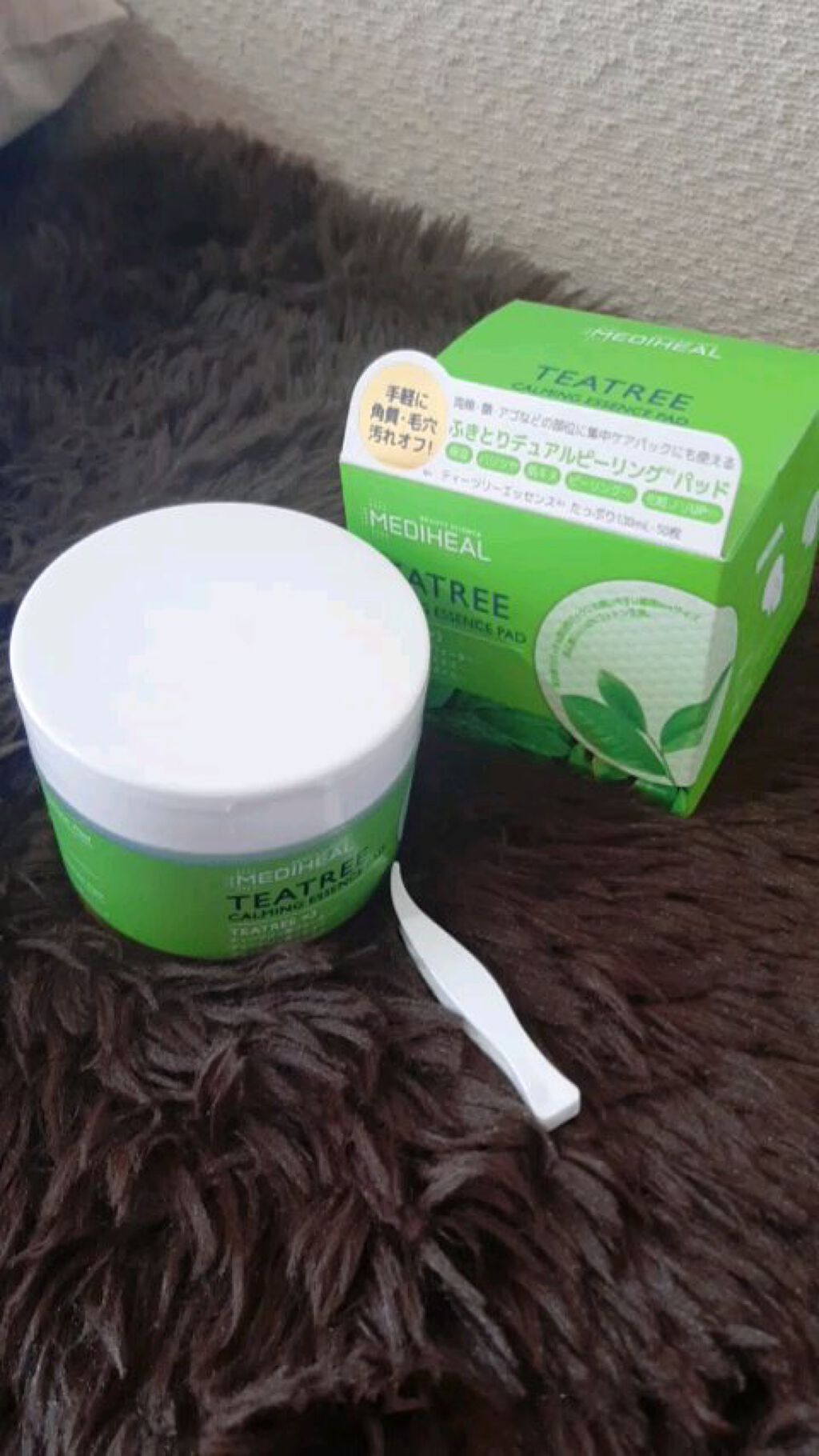 ティーツリーカーミングエッセンスパッド/MEDIHEAL/トナーパッドを使ったクチコミ（1枚目）