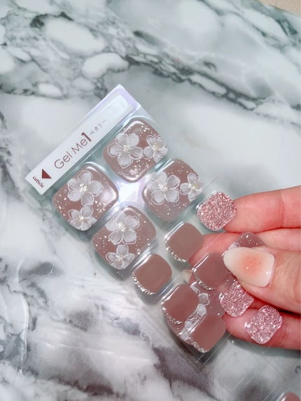 ジェルミーペタリー フット /ジェルミーワン/ネイルシールを使ったクチコミ(3枚目)