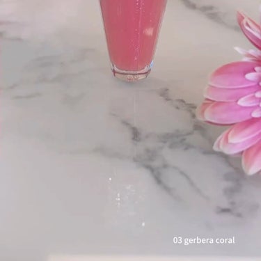 ジルスチュアート　クリスタルブルーム　リップブーケ セラム 03 gerbera coral/JILL STUART/リップケア・リップクリームを使ったクチコミ（2枚目）