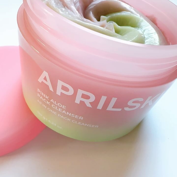ピンクアロエメレンゲクレンザー/APRILSKIN/その他洗顔料を使ったクチコミ（2枚目）
