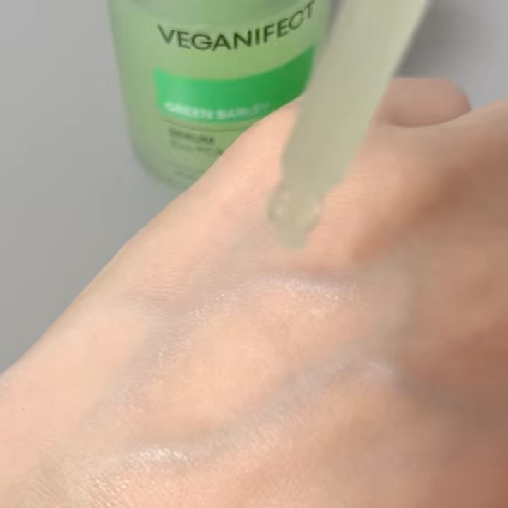 青麦ジンクセラム/Veganifect/美容液を使ったクチコミ（3枚目）