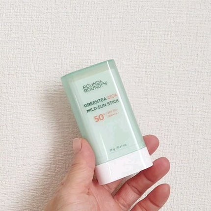グリーンティー CICA マイルド サンスティック/ラウンドアラウンド/日焼け止めスティックを使ったクチコミ(5枚目)