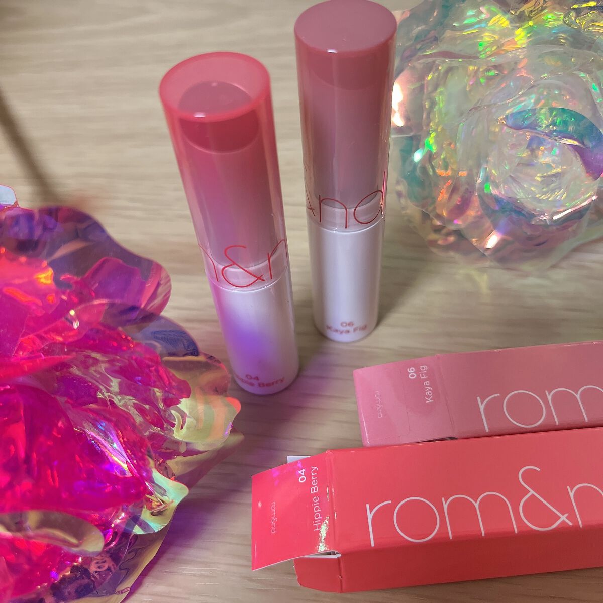 グラスティングメルティングバーム/rom&nd/リップバームの動画クチコミ4つ目