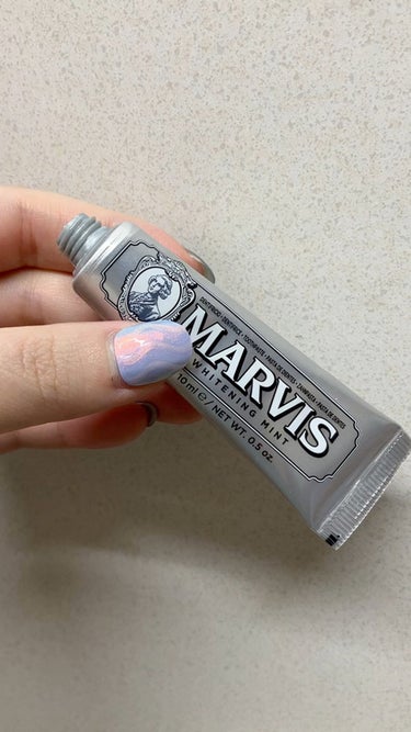 MARVIS MARVIS White Mintのクチコミ「MARVIS🤍MARVIS White Mint🦷✨

マービスの歯磨き粉🪥
人気ありますよね.....」（1枚目）