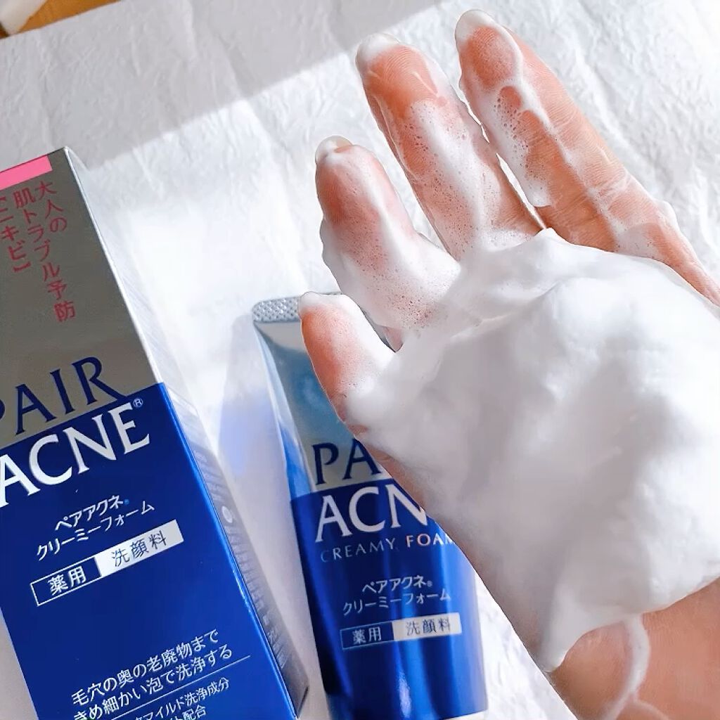 ペアアクネクリーミーフォーム/ペア/洗顔フォームの動画クチコミ1つ目