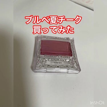 【旧品】パウダーチークス/キャンメイク/パウダーチークを使ったクチコミ（1枚目）