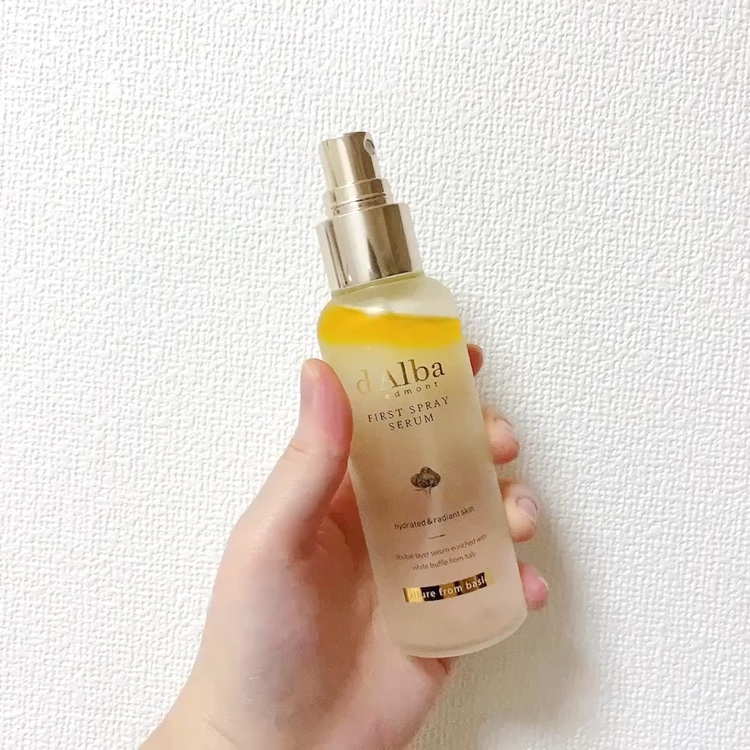 ダルバ ホワイトトリュフファーストスプレーセラム/ダルバ/ミスト状化粧水を使ったクチコミ（2枚目）