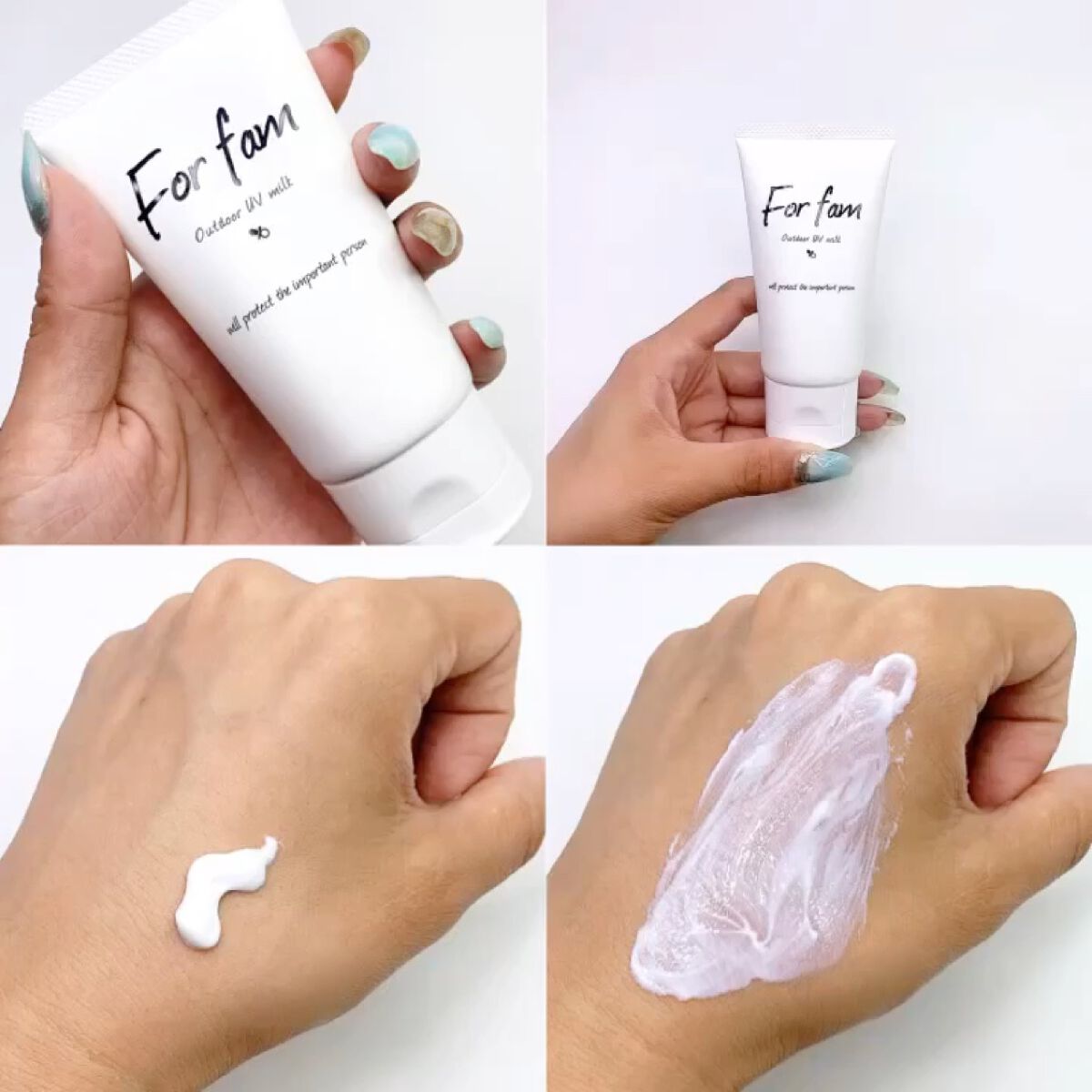 アウトドアUVミルク/For fam/日焼け止めミルクを使ったクチコミ（2枚目）