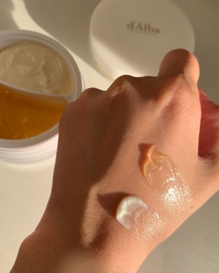 ホワイトトリュフダブルセラムアンドクリーム/ダルバ/フェイスクリームを使ったクチコミ(3枚目)