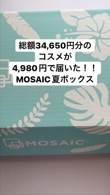 MOSAICモザイク夏ボックス/モザイク/その他キットセットを使ったクチコミ（1枚目）